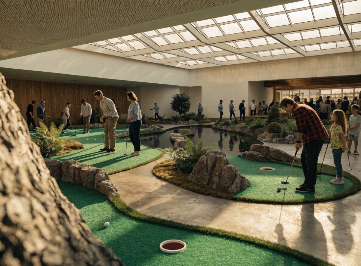 Adventure mini golf