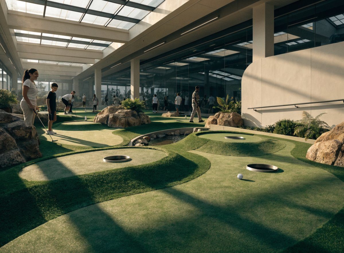 Mini golf course
